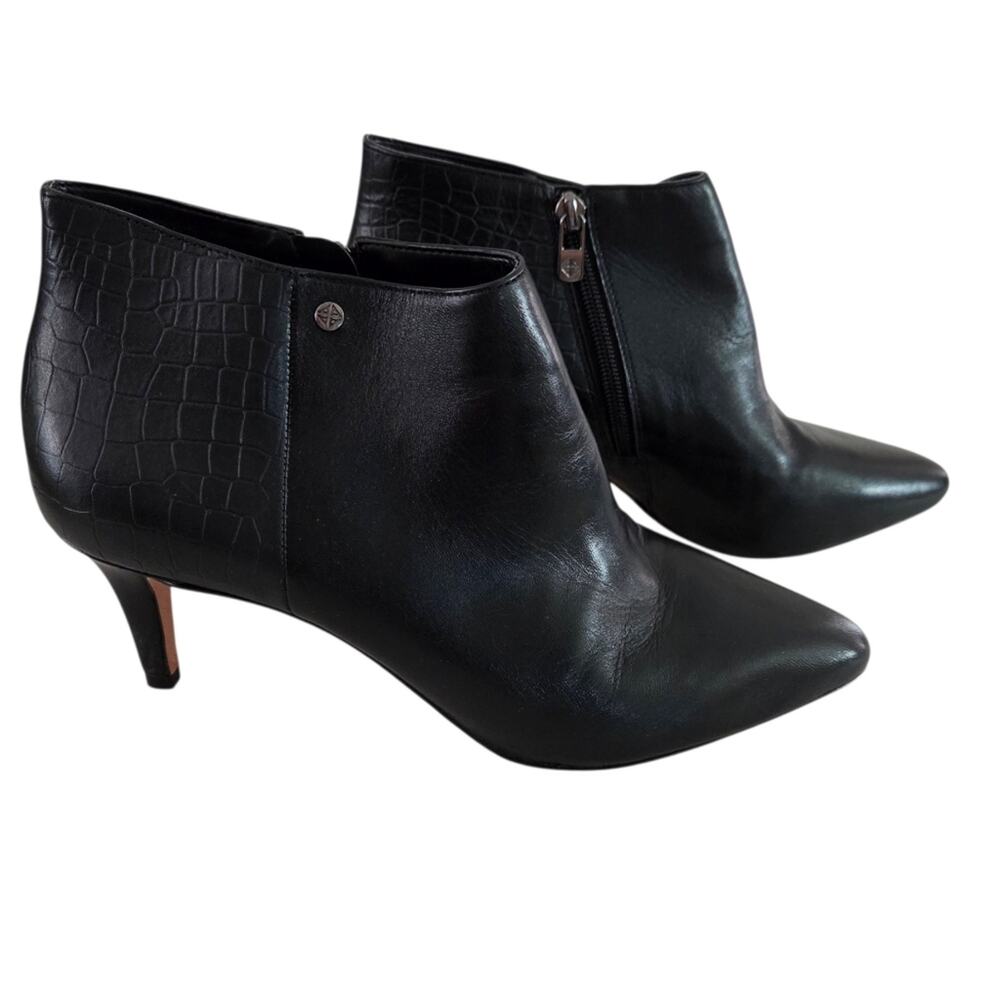 Antonio Melani | Fresch Leather Pointed Toe Heel Booties